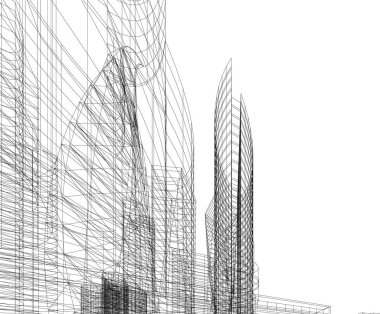 minimal geometrik şekiller, mimari çizgiler