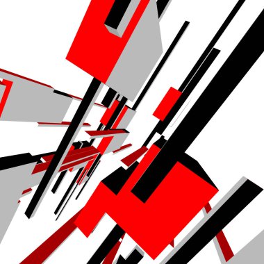 minimal geometrik şekiller, mimari çizgiler