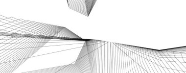 minimal geometrik şekiller, mimari çizgiler