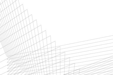 minimal geometrik şekiller, mimari çizgiler