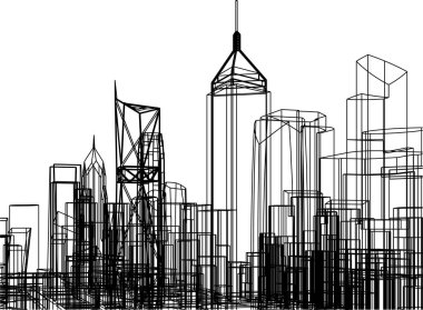 minimal geometrik şekiller, mimari çizgiler