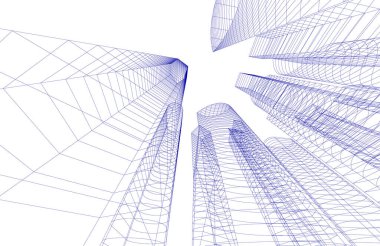 minimal geometrik şekiller, mimari çizgiler