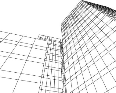 minimal geometrik şekiller, mimari çizgiler