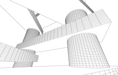 minimal geometrik şekiller, mimari çizgiler