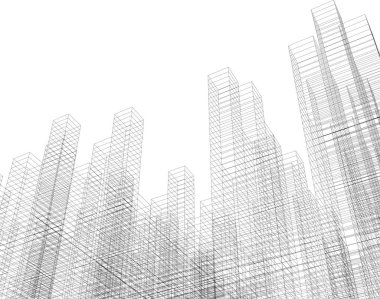 minimal geometrik şekiller, mimari çizgiler