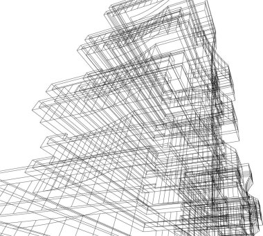 minimal geometrik şekiller, mimari çizgiler