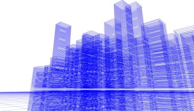 minimal geometrik şekiller, mimari çizgiler