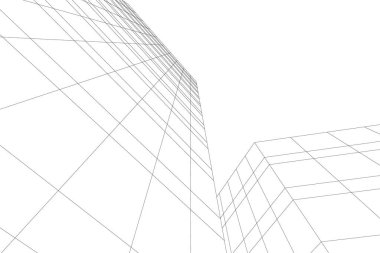 minimal geometrik şekiller, mimari çizgiler