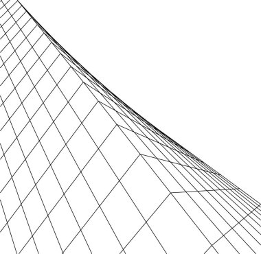 minimal geometrik şekiller, mimari çizgiler