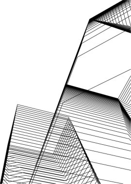 minimal geometrik şekiller, mimari çizgiler