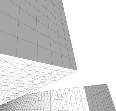 minimal geometrik şekiller, mimari çizgiler