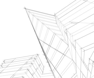 minimal geometrik şekiller, mimari çizgiler