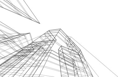 minimal geometrik şekiller, mimari çizgiler