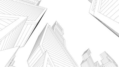 minimal geometrik şekiller, mimari çizgiler