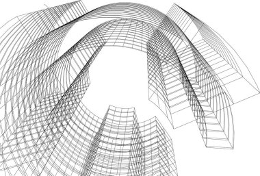 minimal geometrik şekiller, mimari çizgiler