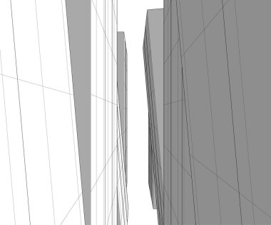 minimal geometrik şekiller, mimari çizgiler