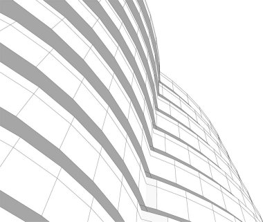 minimal geometrik şekiller, mimari çizgiler