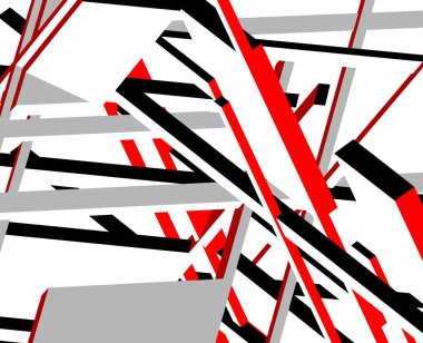 minimal geometrik şekiller, mimari çizgiler