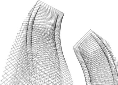 minimal geometrik şekiller, mimari çizgiler