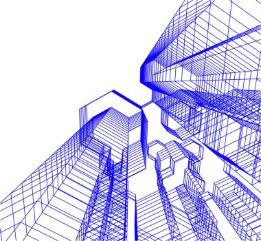 minimal geometrik şekiller, mimari çizgiler