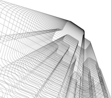 minimal geometrik şekiller, mimari çizgiler