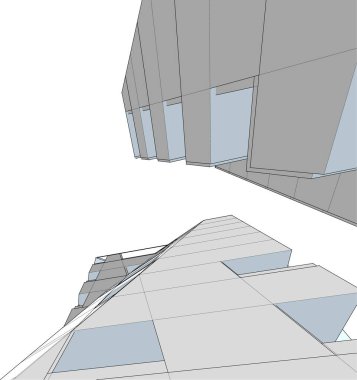 minimal geometrik şekiller, mimari çizgiler