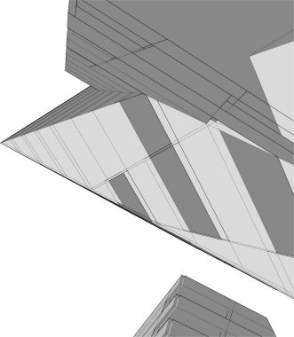 minimal geometrik şekiller, mimari çizgiler