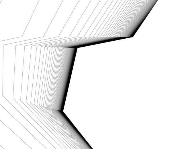 Minimale Geometrische Vormen Architectonische Lijnen — Stockvector