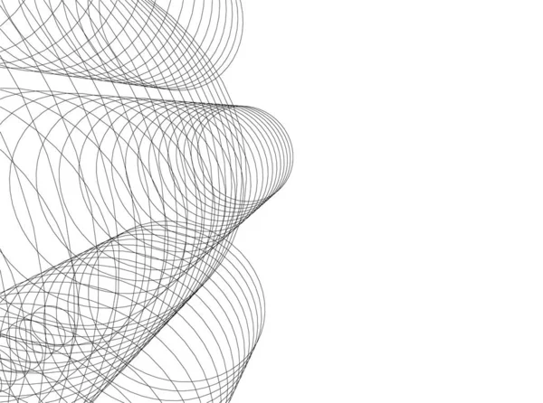 Minimale Geometrische Vormen Architectonische Lijnen — Stockvector