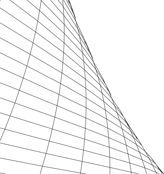 Formas Geométricas Mínimas Linhas Arquitetônicas — Vetor de Stock