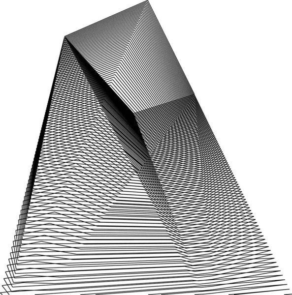 最小几何形状 建筑线 — 图库矢量图片