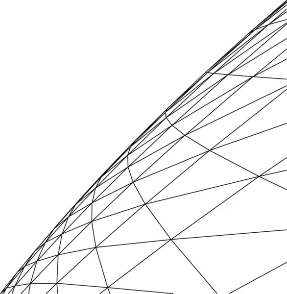 Formas Geométricas Mínimas Linhas Arquitetônicas — Vetor de Stock