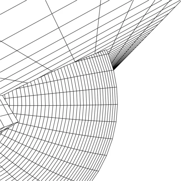 Forme Geometriche Minimali Linee Architettoniche — Vettoriale Stock