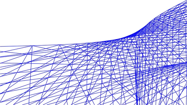 Minimale Geometrische Vormen Architectonische Lijnen — Stockvector