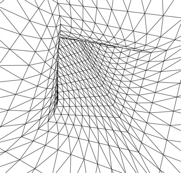 Formas Geométricas Mínimas Líneas Arquitectónicas — Vector de stock