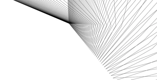 Минимальные Геометрические Формы Архитектурные Линии — стоковый вектор