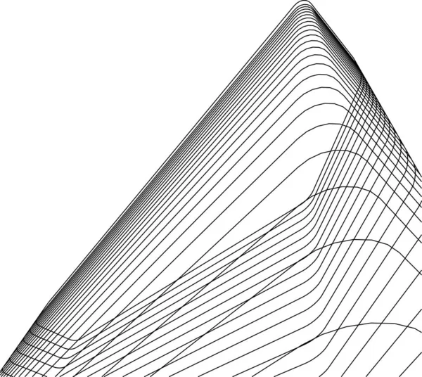 最小几何形状 建筑线 — 图库矢量图片