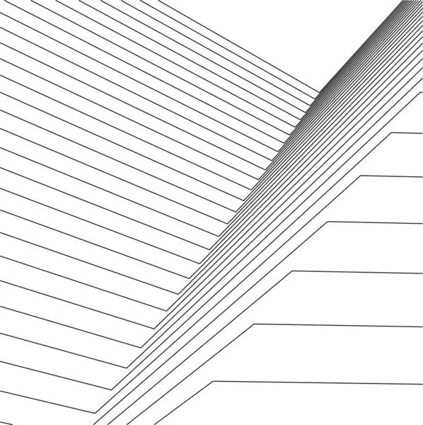 Formas Geométricas Mínimas Linhas Arquitetônicas —  Vetores de Stock