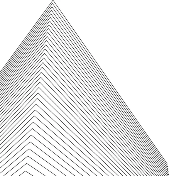 最小限の幾何学的形状建築線 — ストックベクタ