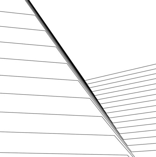 Formas Geométricas Mínimas Linhas Arquitetônicas — Vetor de Stock