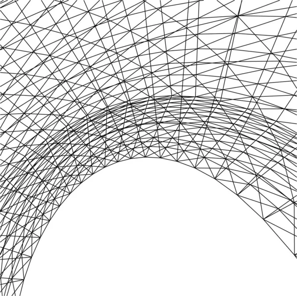 Minimální Geometrické Tvary Architektonické Linie — Stockový vektor