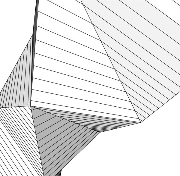 minimal geometrical shapes, architectural lines