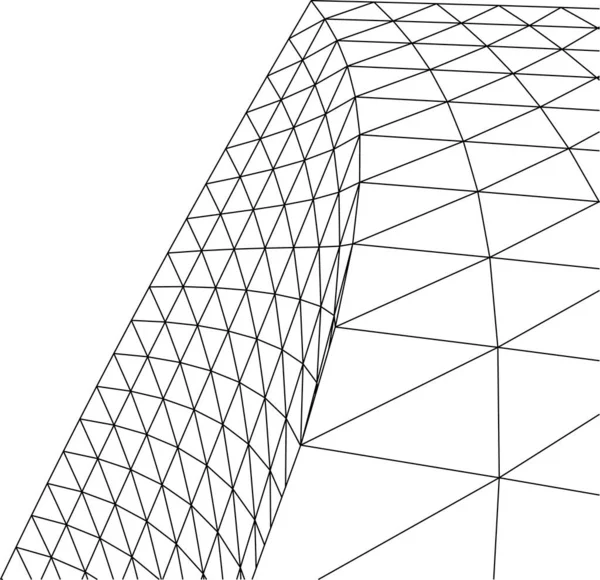 Formes Géométriques Minimales Lignes Architecturales — Image vectorielle