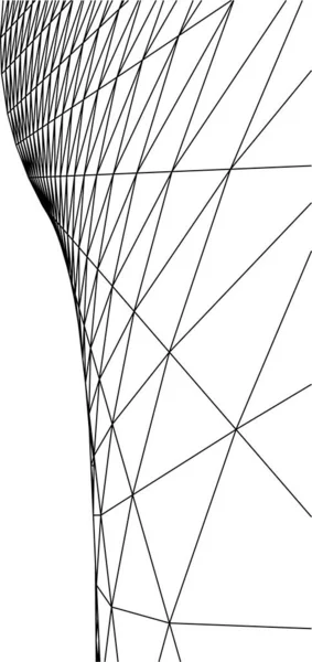 Minimale Geometrische Formen Architektonische Linien — Stockvektor