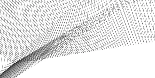 Formes Géométriques Minimales Lignes Architecturales — Image vectorielle