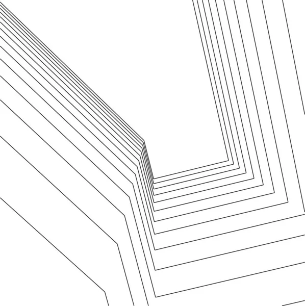 Formas Geométricas Mínimas Linhas Arquitetônicas —  Vetores de Stock