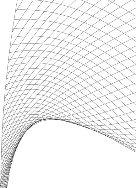 Minimale Geometrische Vormen Architectonische Lijnen — Stockvector