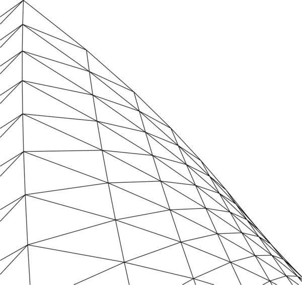 Formas Geométricas Mínimas Linhas Arquitetônicas — Vetor de Stock