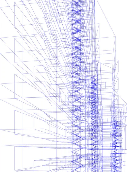 Formas Geométricas Mínimas Líneas Arquitectónicas — Archivo Imágenes Vectoriales