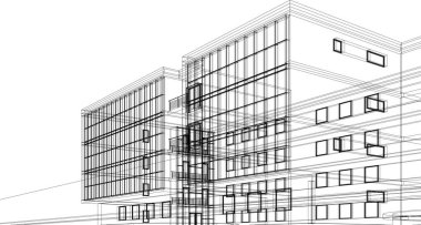 minimal geometrik şekiller, mimari çizgiler